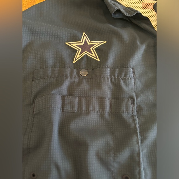 Columbia Dallas Cowboys White and Navy Shirts - Picture 6 of 8